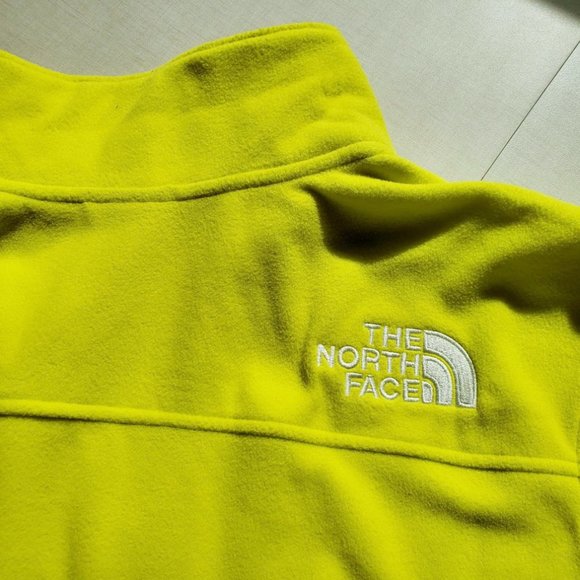 NWT The North Face Men's TKA Kataka Fleece Jacket Yellow Sulphur Spring Green - Picture 9 of 14